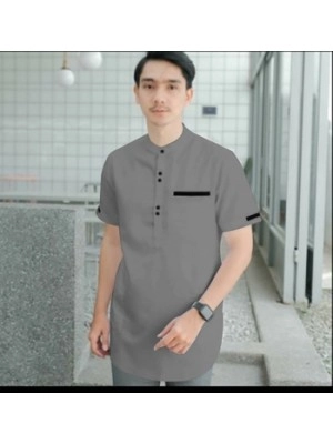 Baju Pria Koko Leo Ts Abu