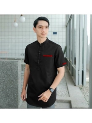 Baju Pria Koko Leo Ts Hitam