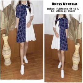 Baju Wanita Drs Venella Ms Navy
