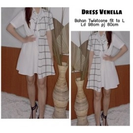 Baju Wanita Drs Venella Ms Putih