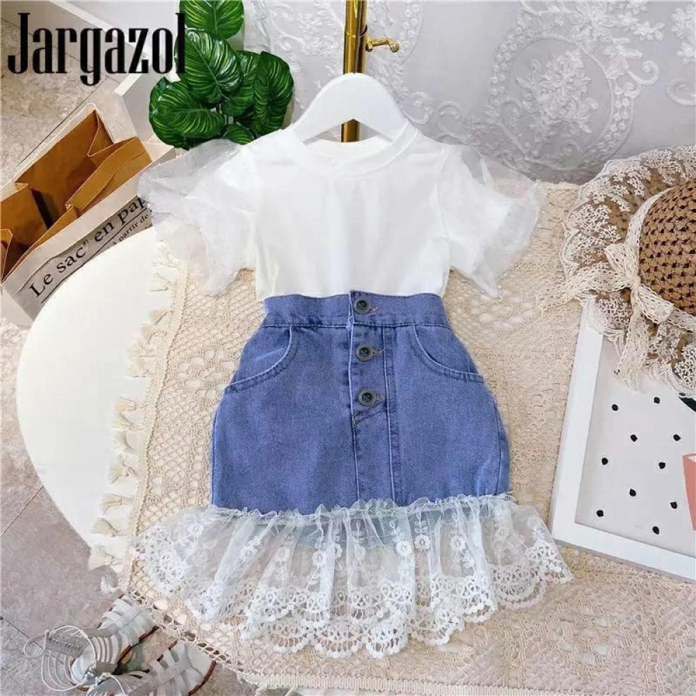 Baju Anak St Paris Denim Ks Biru