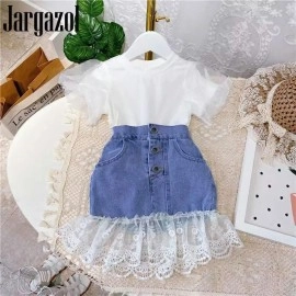 Baju Anak St Paris Denim Ks Biru