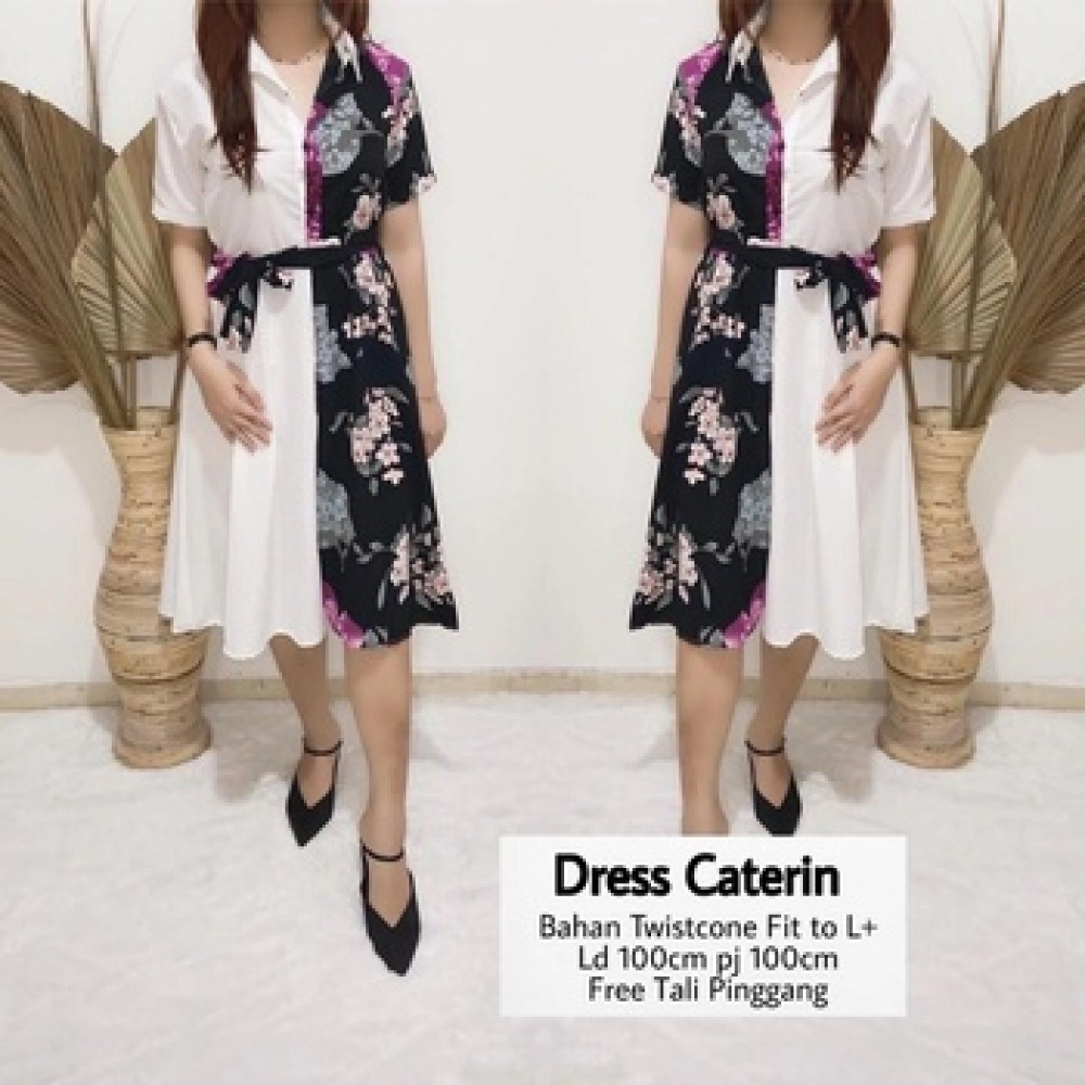 Baju Wanita Drs Caterin Ms Hitam