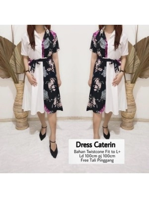 Baju Wanita Drs Caterin Ms Hitam