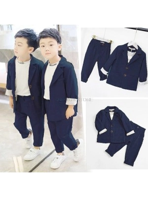 Baju Anak Kd St Go Boy Ks Navy