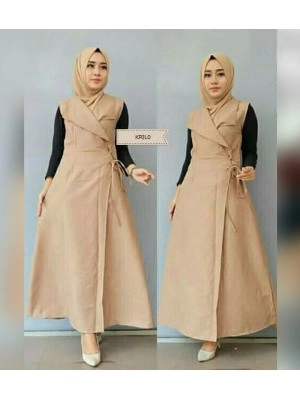 Baju Korea Outer Krillo Sf Milo