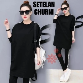 Baju Korea St Churnia Vs Hitam