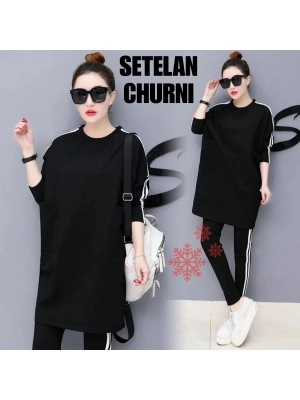 Baju Korea St Churnia Vs Hitam