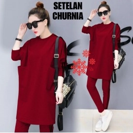 Baju Korea St Churnia Vs Maroon