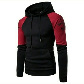 Baju Pria Sw Hoodie Srigala Ro Maroon