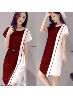 Baju Korea Drs Lucinta Hn Maroon