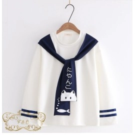 Baju Korea Blouse Moretti Ff Putih