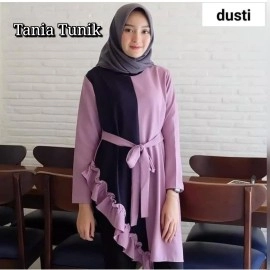 Baju Korea Top Tania Hn Lengan Dusty