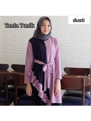 Baju Korea Top Tania Hn Lengan Dusty