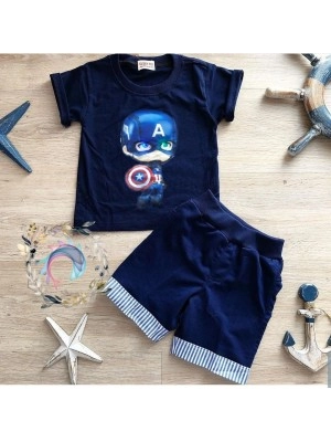 Baju Anak Kd St Amerika Led Jk Navy