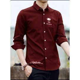 Baju Pria Kmj Man Vero Pp Maroon