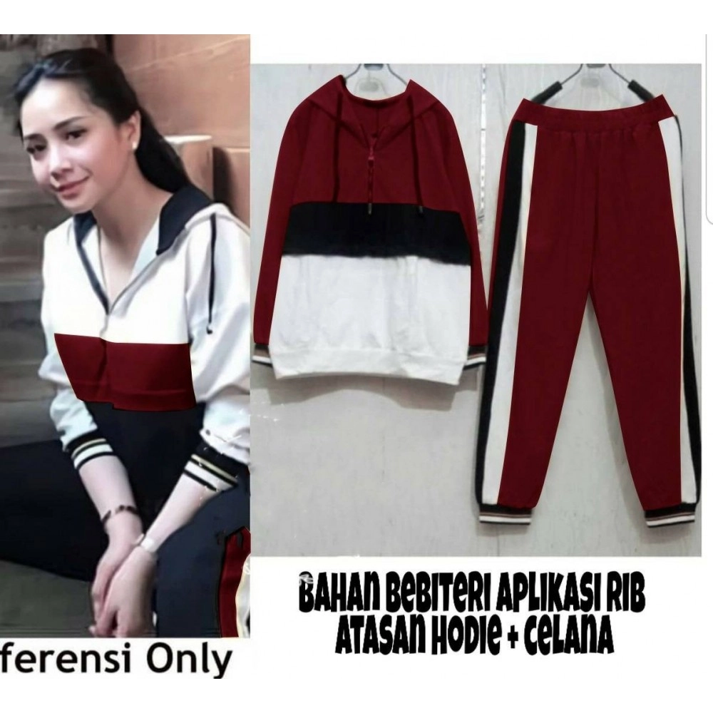 Baju Korea St Slavina Ra Maroon