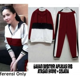 Baju Korea St Slavina Ra Maroon