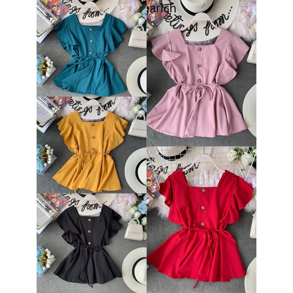 Baju Korea Blouse Marisa Hs