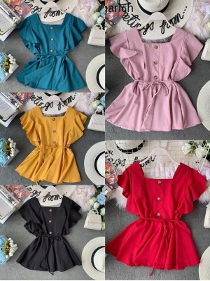 Baju Korea Blouse Marisa Hs