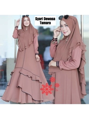 Baju Korea Hj Syari Tamara Dewasa Milo