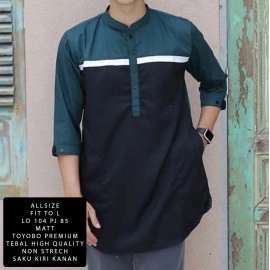 Baju Pria Koko Man Thony On Black