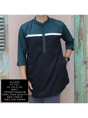 Baju Pria Koko Man Thony On Black