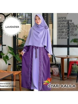 Baju Korea Hj Syari Kalila Jc Lavender