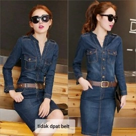 Baju Korea Drs Serena Jeans Ra TF