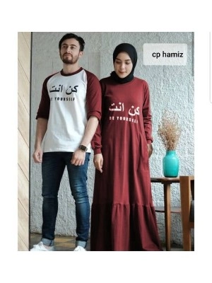 Baju Couple Cp Hamiz Ra Maroon