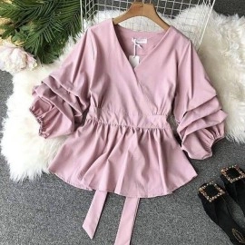 Baju Wanita Blouse Chelsi Oz Pink