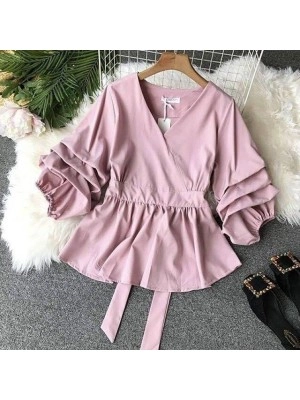 Baju Wanita Blouse Chelsi Oz Pink