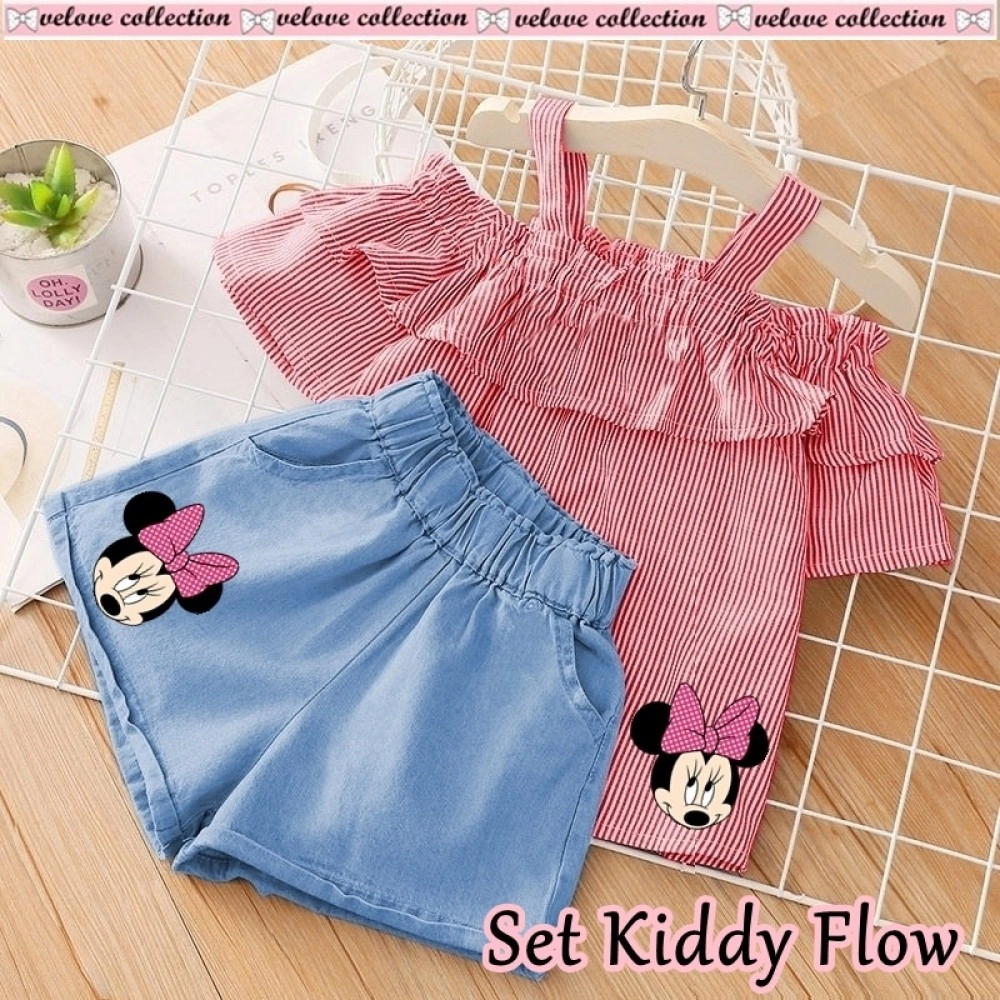 Baju Anak Kd St Kiddy Flow Vl Merah