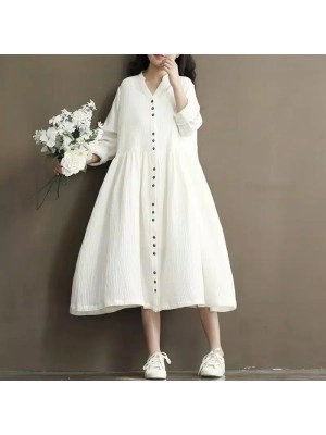 Baju Wanita Jumbo Drs Aleta Hs Putih