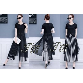 Baju Korea St Tari Ql Stripe