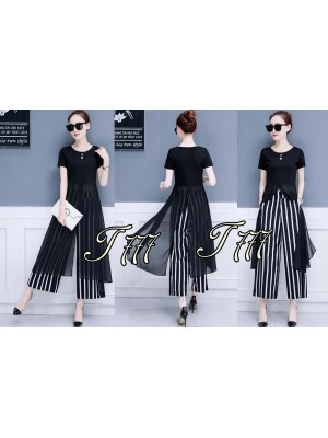 Baju Korea St Tari Ql Stripe