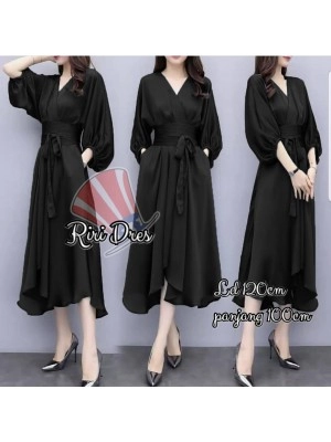 Baju Korea Drs Riri Hn Black