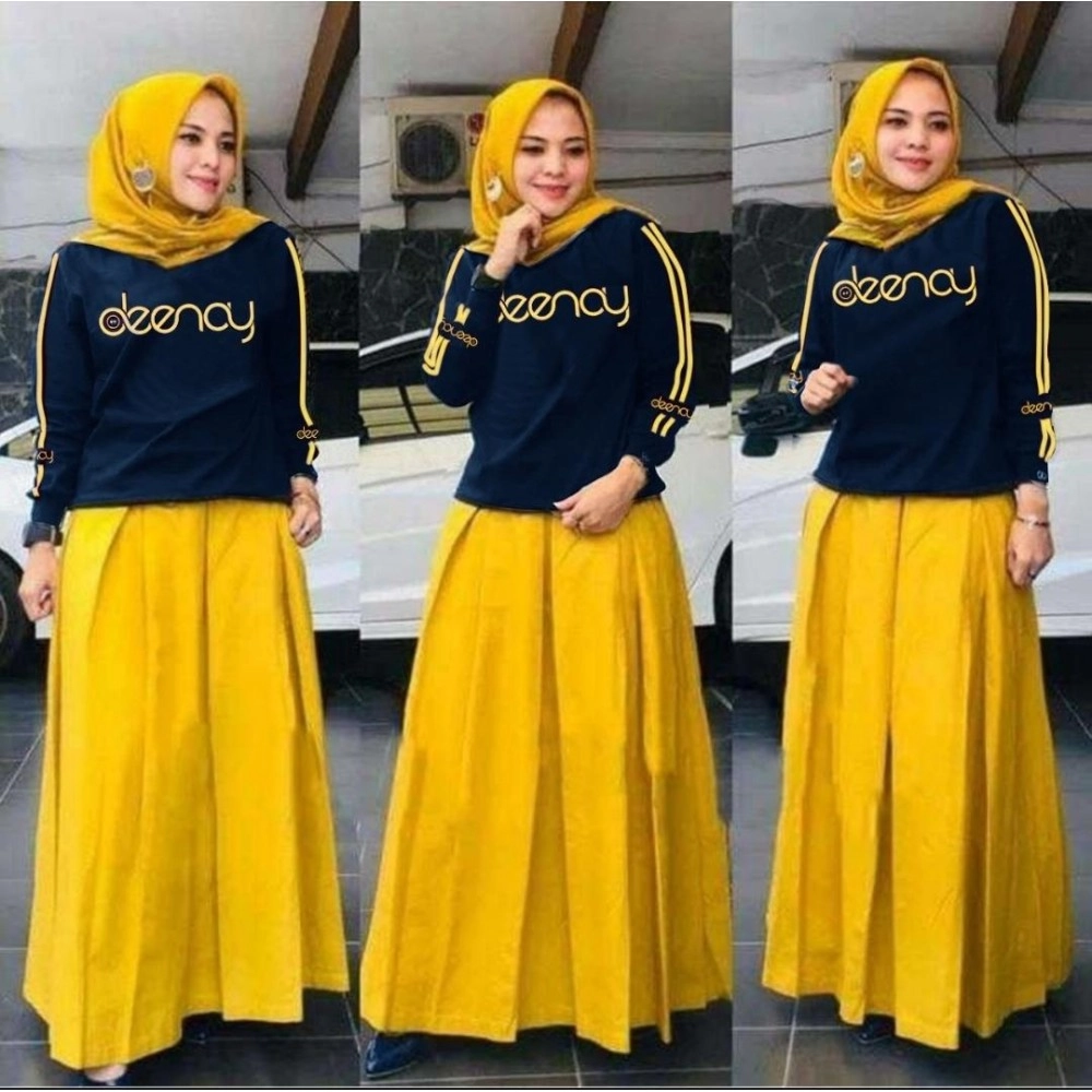 Baju Korea St Natara Vb Mustard