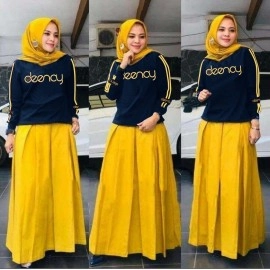 Baju Korea St Natara Vb Mustard