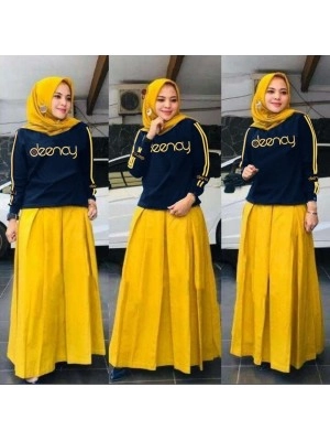 Baju Korea St Natara Vb Mustard