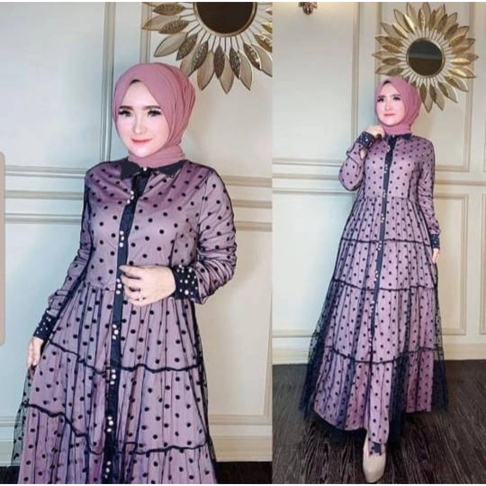 Baju Korea Hj Maxi Gandy Ra Dusty