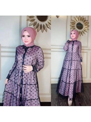 Baju Korea Hj Maxi Gandy Ra Dusty