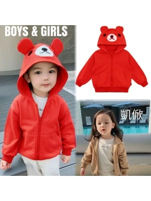 Baju Anak Kd Jkt Bear Sm Merah