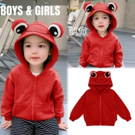 Baju Anak Kd Jkt Frog Sm Maroon
