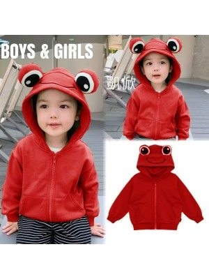 Baju Anak Kd Jkt Frog Sm Maroon