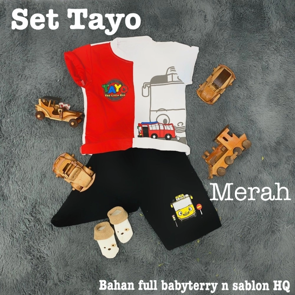 Baju Anak Kd St Tayo Ks Merah