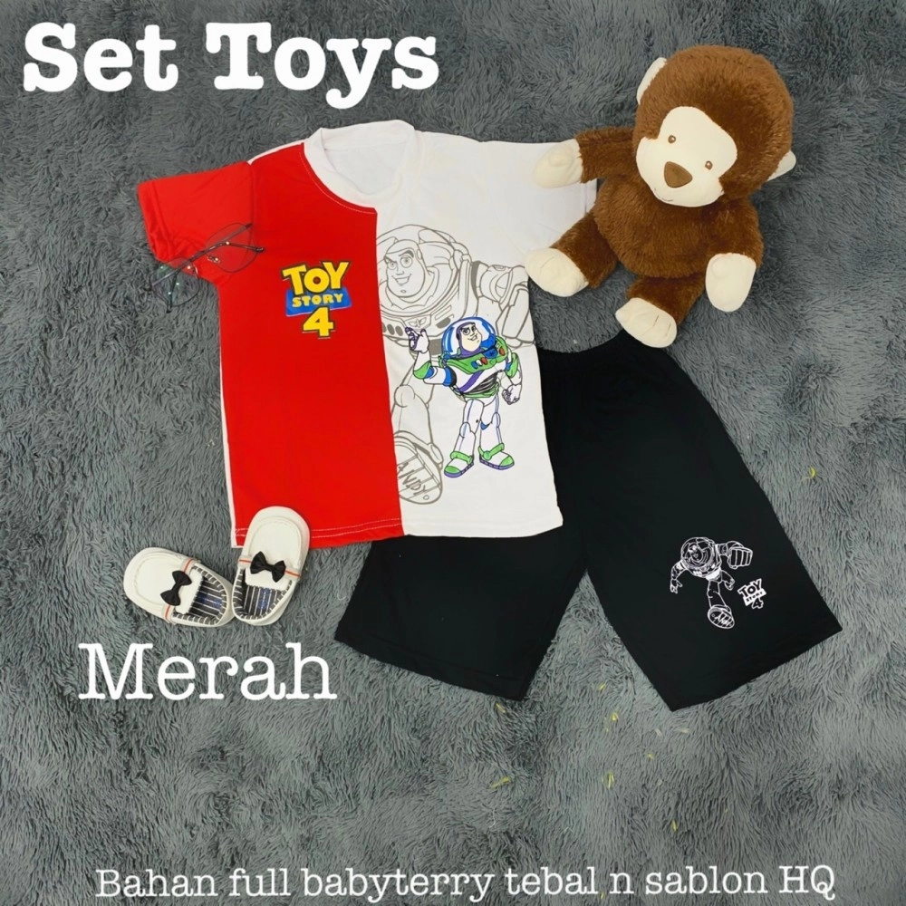 Baju Anak Kd St Toys Ks Merah