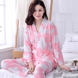 Baju Korea St Pp Kimono Flow Hs Pink