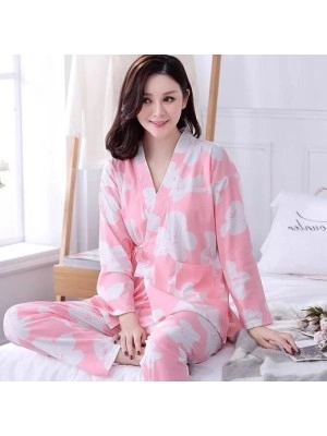 Baju Korea St Pp Kimono Flow Hs Pink