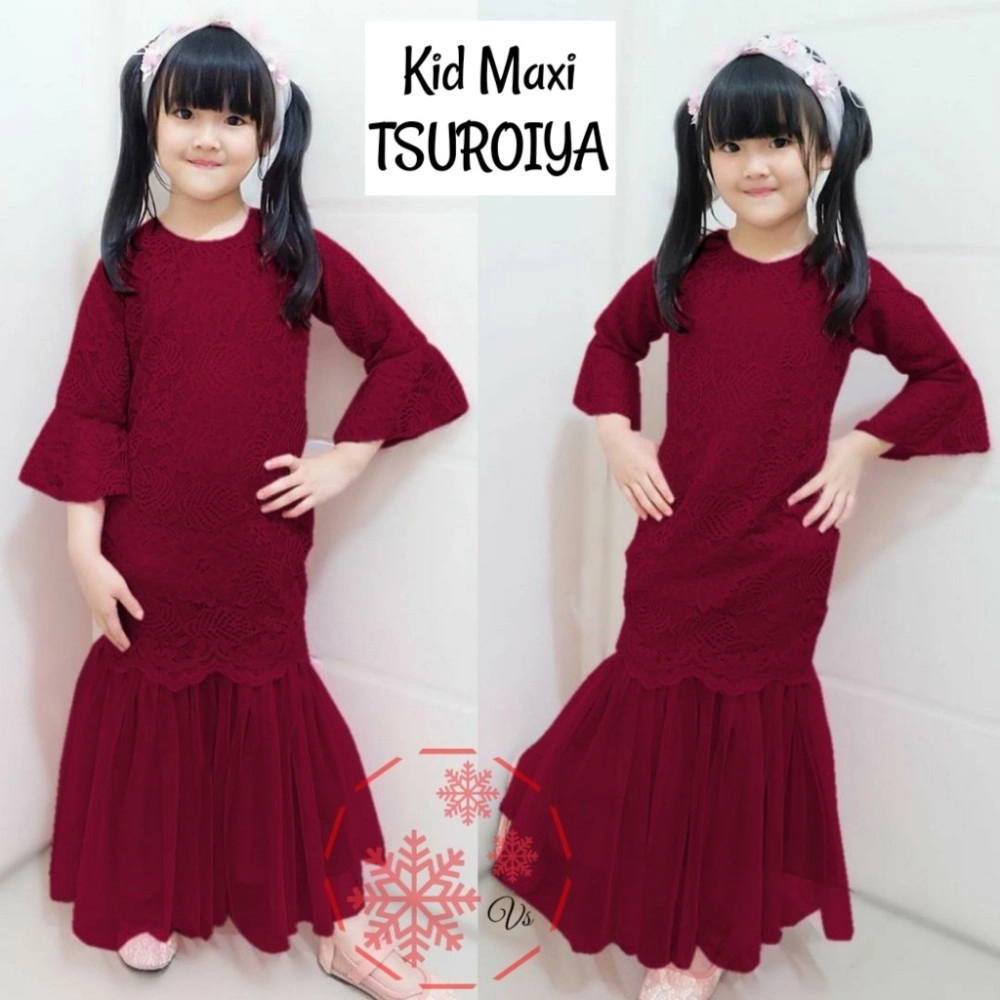 Baju Anak Kd Maxi Tsuroiya Vs Maroon